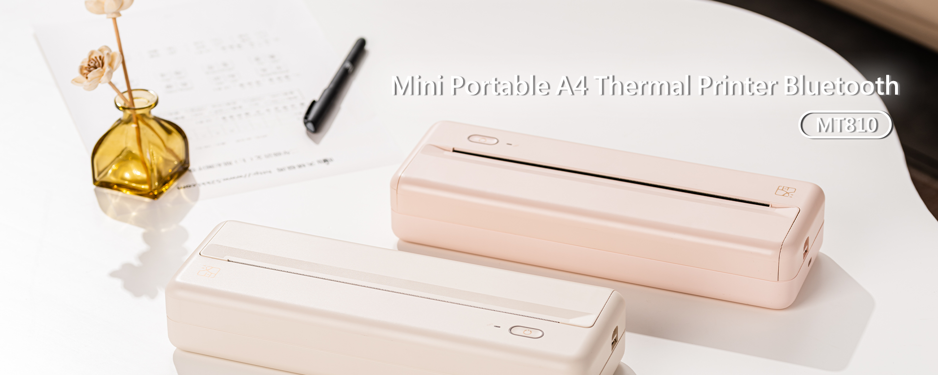 Mini Portable A4 Thermal Printer Bluetooth